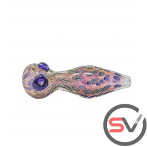 BUTTON LAVENDER FIELD HAND PIPE 5inch 1CT